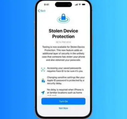 豆河镇苹果授权维修店分享被盗设备保护功能开启方法 