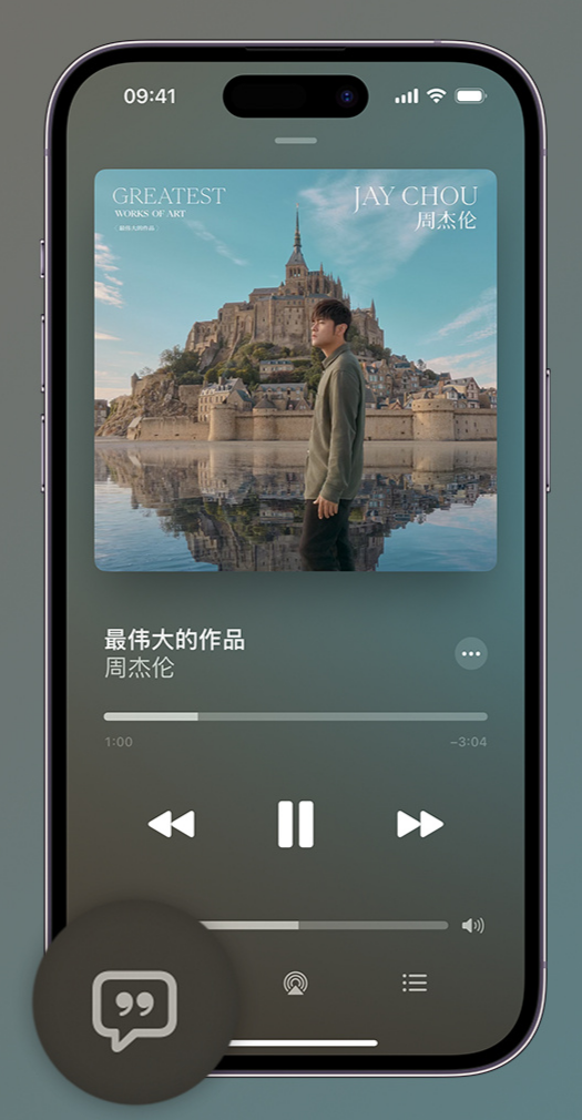 豆河镇iphone维修分享如何在iPhone上使用Apple Music全新唱歌功能 