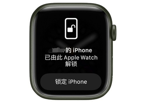 豆河镇苹果手机维修分享用 AppleWatch 解锁配备面容 ID 的 iPhone方法 