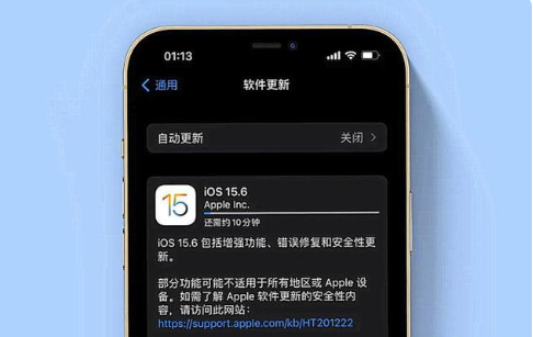 豆河镇苹果手机维修分享iOS 15.6续航怎么样 