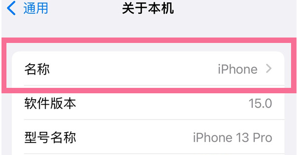 豆河镇苹果13维修分享iPhone 13热点名字设置教程 